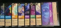 Disney Lorcana Card Lot of 8 Little Mermaid Cards Triton Ursula Ariel Flounder - Image 2