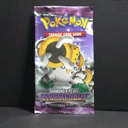 Pokemon Diamond & Pearl Stormfront Empty Booster Pack Regigigas Art No Cards - Image 1