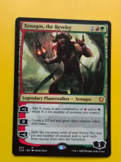 Xenagos, the reveler. Mythic CLB Planeswalker MTG Card. - Image 1