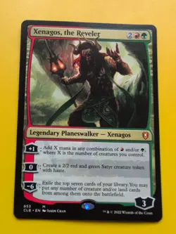 Xenagos, the reveler. Mythic CLB Planeswalker MTG Card. - Image 2