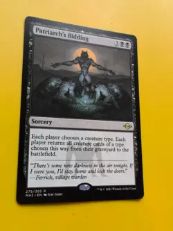 Patriarch's Bidding. Rare SOrcery MTG Card. - Image 3