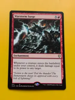 Warstorm Surge. Rare Enchantment. CLB MTG Card. - Image 1