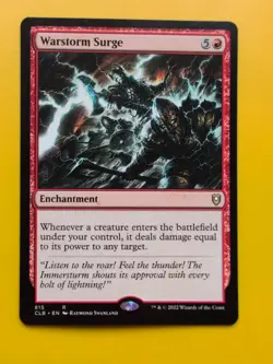 Warstorm Surge. Rare Enchantment. CLB MTG Card. - Image 2