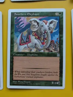 Forced Retreat x2,Misfortunes Gain, Elephant. Portal Three Kingdoms.MTG 6 Card - Image 5