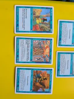 5 WU inc Light Cavalry, Warship, Scout Portal Three Kingdoms. P3K MTG 5 Card - Image 2