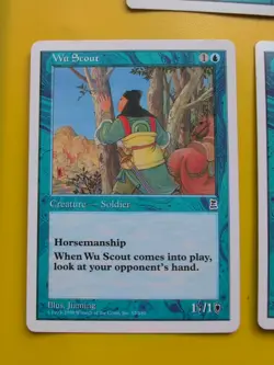 5 WU inc Light Cavalry, Warship, Scout Portal Three Kingdoms. P3K MTG 5 Card - Image 4