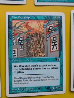 5 WU inc Light Cavalry, Warship, Scout Portal Three Kingdoms. P3K MTG 5 Card - Image 5