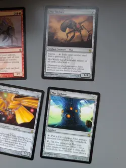 MTg 300+ Mirrodin Besieged Cards As Shown In Fatpack Box. Darksteel Plate. - Image 4