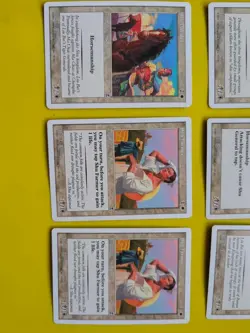 6 Shu Portal Three Kingdoms. P3K MTG Card inc General,farmer,cavalry,soldier - Image 2