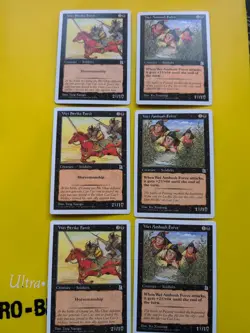 Wei Strike force x3, Wei Ambush Force x3 Portal Three Kingdoms. P3K MTG 6 Card. - Image 1