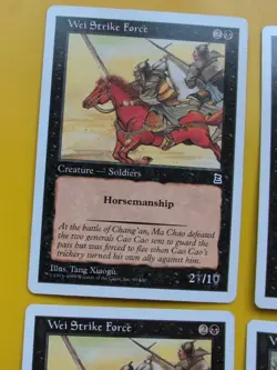 Wei Strike force x3, Wei Ambush Force x3 Portal Three Kingdoms. P3K MTG 6 Card. - Image 5