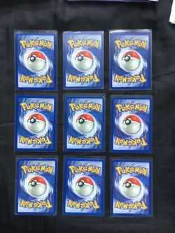 Pokemon Cards: Shadowless Base Set 25 Card Non-Holo Lot - Image 4