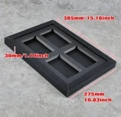 4 Card Display Graded Beckett BGS Frame Pokemon Sports Trading Cards Wall - Image 2