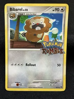 Bibarel 16/16 Pokemon Rumble 2009 Promo Edition Stamped HP Pokemon Card - Image 1