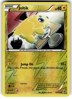 Joltik 50/135 Reverse Holo Plasma Storm Pokemon Card - Image 1