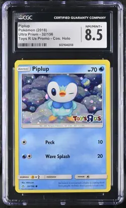 Pokemon Piplup - (Toys R Us) 032/156 Miscellaneous Cards & Products Holo CGC 8.5 - Image 1