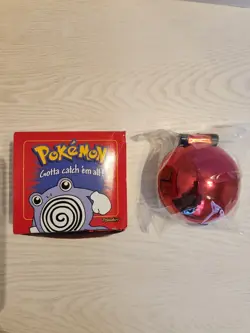1999 Pokemon 23k Gold Plated Card Poliwhirl Pokeball from Burger King SEALED. - Image 2