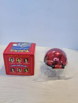 1999 Pokemon 23k Gold Plated Card Poliwhirl Pokeball from Burger King SEALED. - Image 4