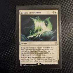 Cosmic Intervention [Commander: Kaldheim] Magic MTG Cards NM - Image 1