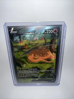 Charizard V SWSH260 Pomemon Promo Sleeping Charizard Card Sword Shield 2022 - Image 1