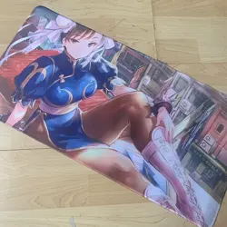 Chun Li Street Fighter Rubber Playmat Play Mat For Tcg Trading Card Games Mouse - Image 1