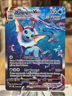 Pokemon Vaporeon VMAX SWSH182 SWSH: Sword & Shield Promo Cards NM - Image 1