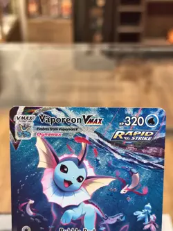 Pokemon Vaporeon VMAX SWSH182 SWSH: Sword & Shield Promo Cards NM - Image 2