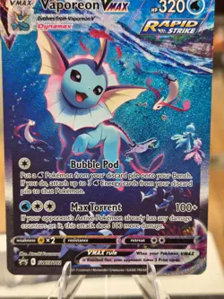 Pokemon Vaporeon VMAX SWSH182 SWSH: Sword & Shield Promo Cards NM - Image 3