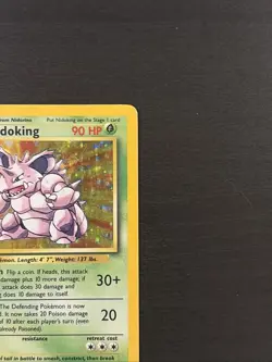 Nidoking 11/102 Base Set Holo - Pokemon TCG Vintage Card - LP - Image 2