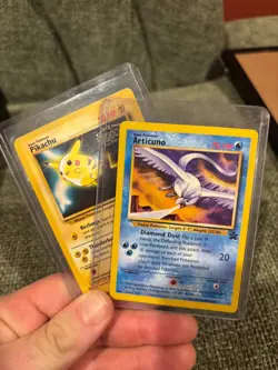 COMBO DEAL Articuno #21 + Pikachu #4 (First Movie) Promo Cards! - Image 1