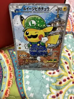 "Custom-made"Non Texture*Japanese Pikachu Poncho Set 9Pcs" Display Fan Art cards - Image 5