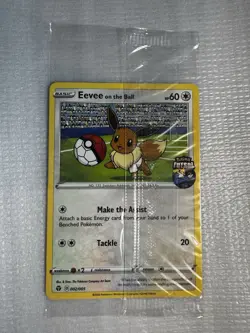 Eevee On the Ball Promo Card Futsal Mint Condition 002/005 New & Sealed - Image 1
