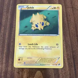 Pokemon 2011 Light Play Joltik Black & White REVERSE 45/114 Card - Image 1
