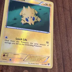 Pokemon 2011 Light Play Joltik Black & White REVERSE 45/114 Card - Image 2