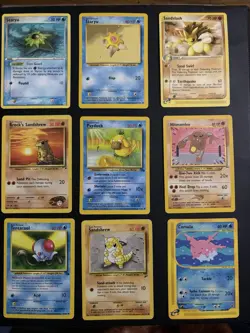 NM Pokemon 18 Card Lot Rares Common Uncommon WOTC English - Image 1