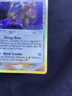 Pokemon Cards: EX Delta Species Reverse Holo: Marowak 10/113 - Image 5