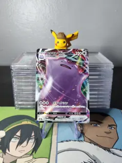 Pokemon Japanese Sword & Shield Shiny Star V Ditto VMAX Ultra Rare 141/190 Card - Image 1