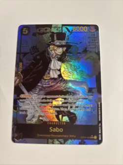 One Piece Card Sabo Manga Rare Alternate Art Proxy Foil - Image 1