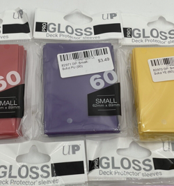 60 Ultra Pro Gloss Deck Protector Small Card Sleeve Custom Bundle of 7 Colors - Image 4