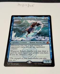 Magic the Gathering MTG Katara, Waterbending Master x1 Mythic Card NM/M Avatar - Image 1