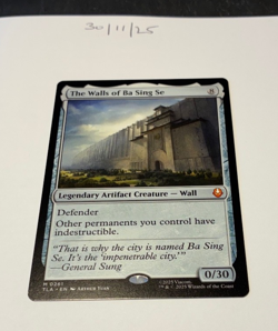 Magic the Gathering MTG The Walls of Ba Sing Se x1 Mythic Card NM/M Avatar - Image 1