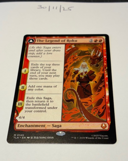 Magic the Gathering MTG The Legend of Roku x1 Mythic Card NM/M Avatar - Image 1