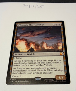 Magic the Gathering MTG Phoenix Fleet Airship x1 Mythic Card NM/M Avatar - Image 1