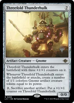 Threefold Thunderhulk (Promo Pack) [The Lost Caverns of Ixalan Promos] - Image 1