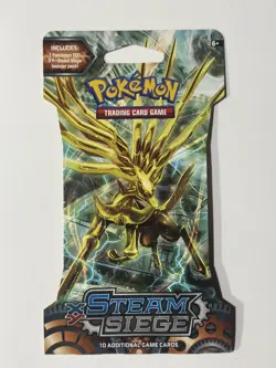 Pokemon TCG: XY Steam Siege Sleeved Booster Pack New Factory Sealed - Image 1