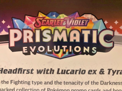 Pokemon Prismatic Evolutions Premium Collection Lucario ex/Tyranitar ex /Sealed - Image 5