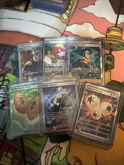 Pokemon TCG Full Art Trainer Lot 6 Cards Near Mint Cards As Shown - Image 1