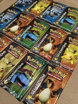Pokemon Generations Booster Pack Art Lot Of 15 EMPTY - Charizard, Venasaur, etc. - Image 5