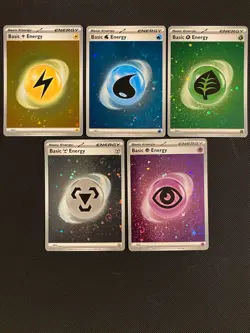 Pokemon TCG - 151 Cosmo Holo Energy Bundle W/Multiple Swirls - Image 1