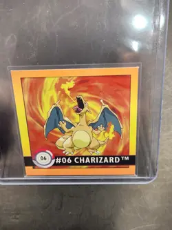 CHARIZARD STICKER #06 POKEMON 1 SERIES 1999 ARTBOX - Image 1